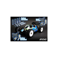 SPKF80001-25 Sparko F8 EURO 25 1:8 4WD Nitro Buggy