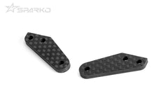 SPKF83001-30 Sparko F8 Carbon Fiber Steering Knuckle Plate(R=L) 3.0mm (2pcs)