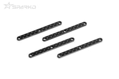 SPKF83002-20 Sparko F8 Carbon Fiber Front Upper Arm Inserts (R=L) 2.0 mm (4pcs)
