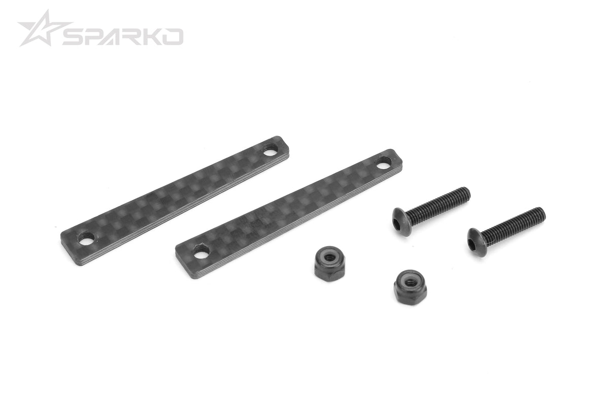 SPKF83008-20OP Sparko F8 Carbon Rear Brace covers 2.0 mm - 2pcs