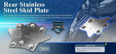 SPKF85039OP Sparko F8E Stainless Steel Rear Chassis Protector